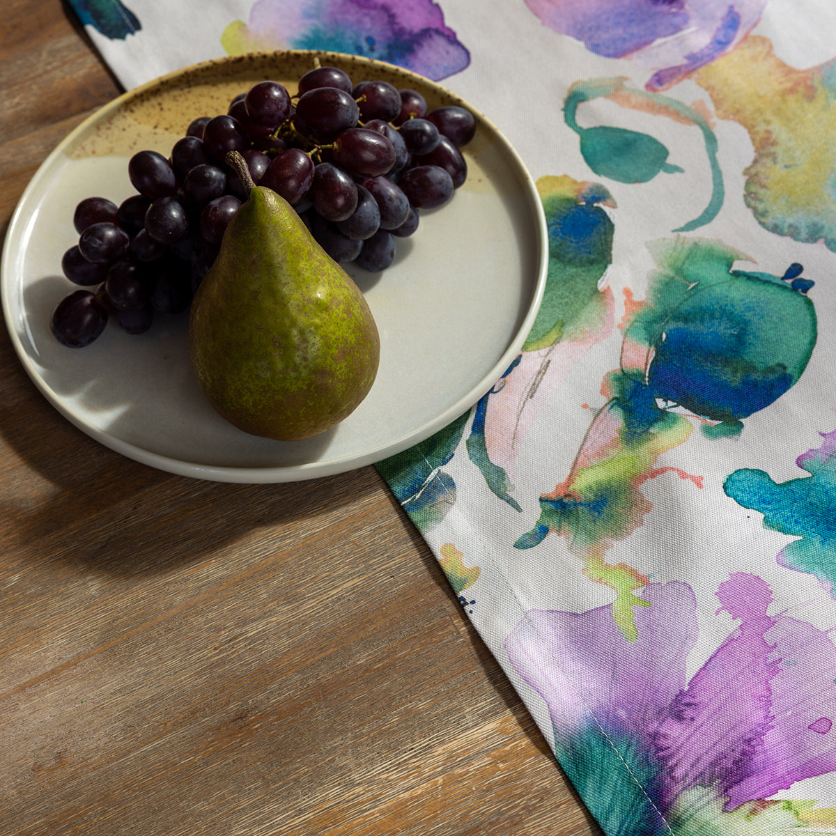 Pentik Kukkapelto Purple / Multi Coated Table Runner