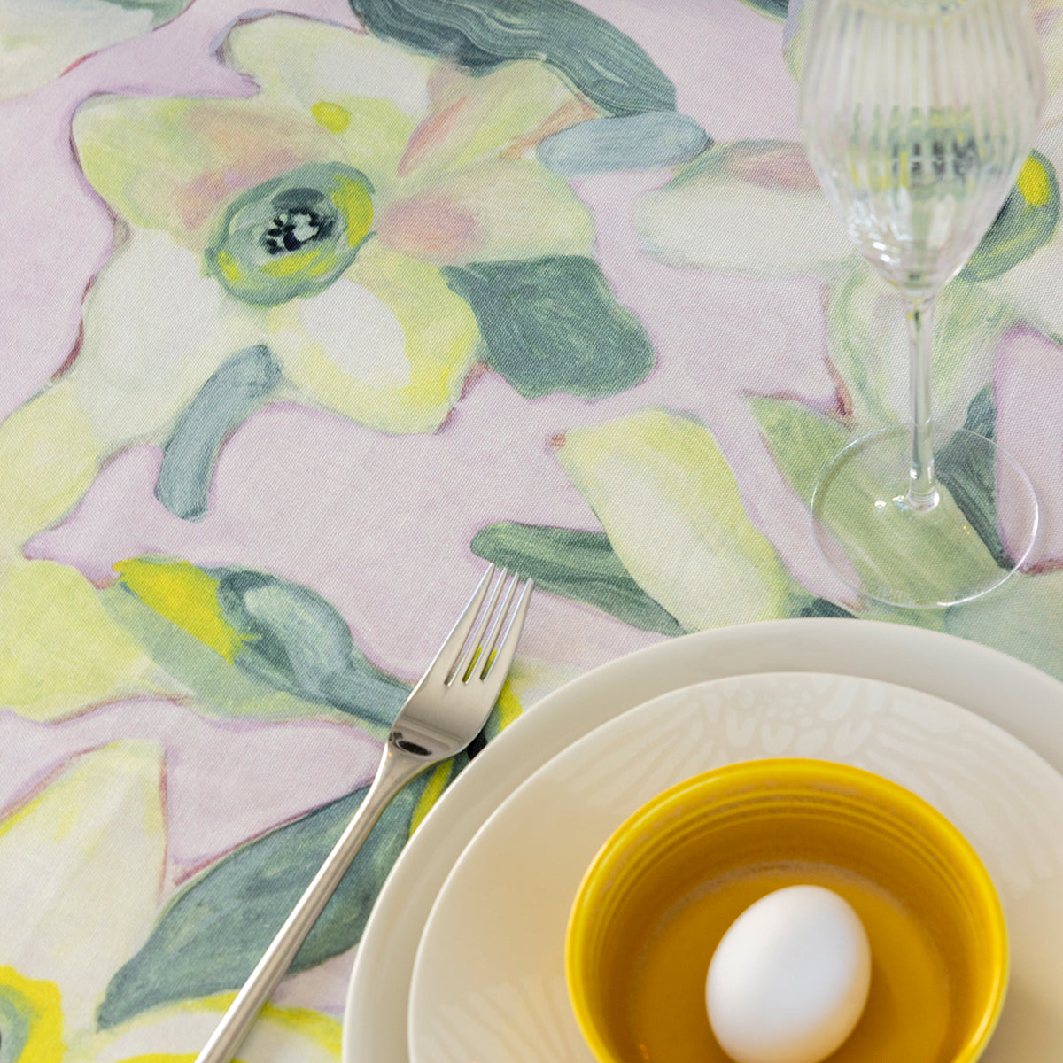 Pentik Narsissi Yellow / Green Tablecloth