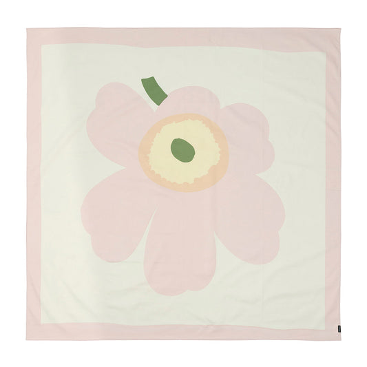 Marimekko Unikko Light Pink / Cream / Green Square Tablecloth