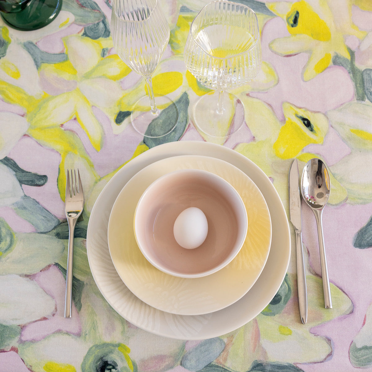 Pentik Narsissi Yellow / Green Table Runner