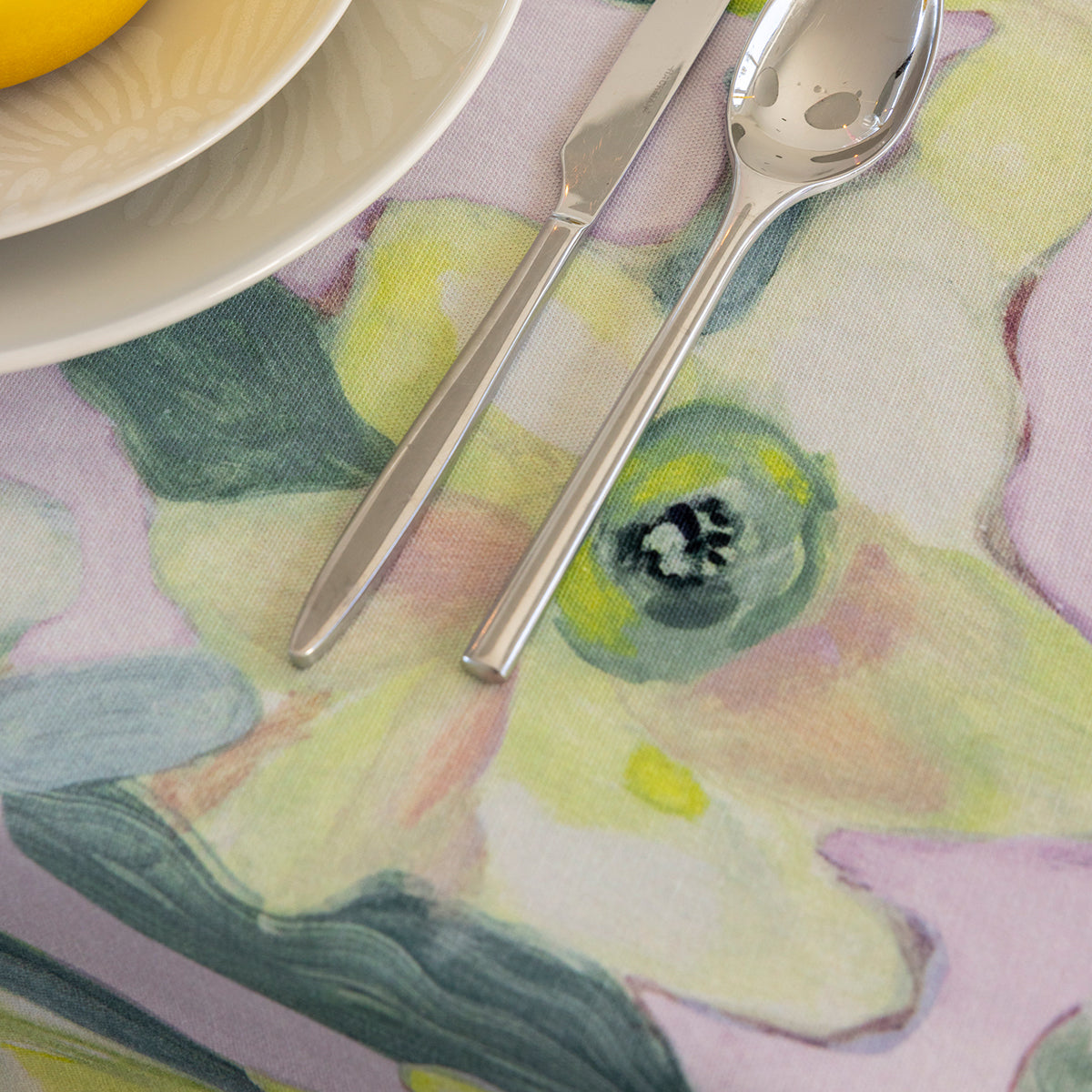 Pentik Narsissi Yellow / Green Tablecloth