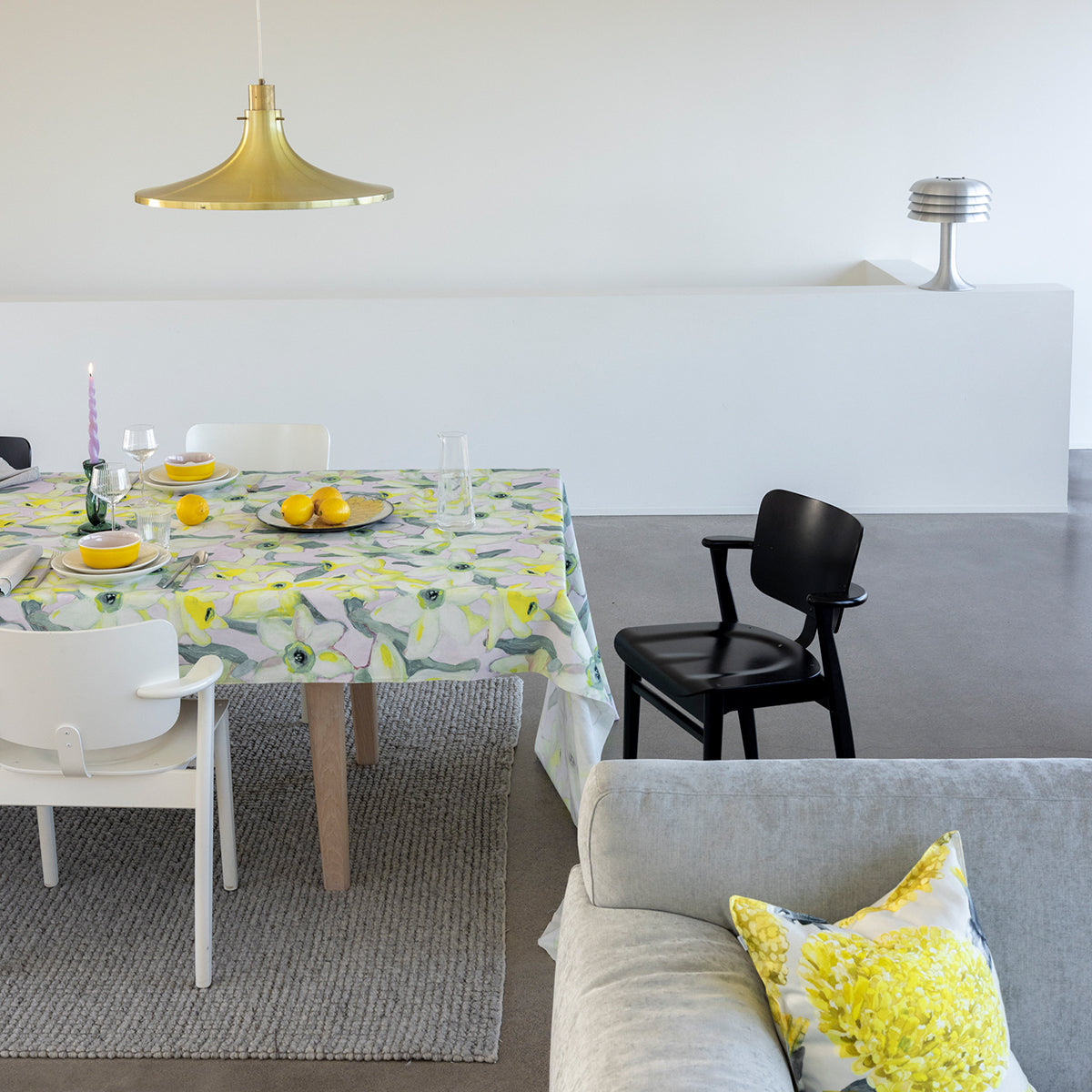 Pentik Narsissi Yellow / Green Tablecloth