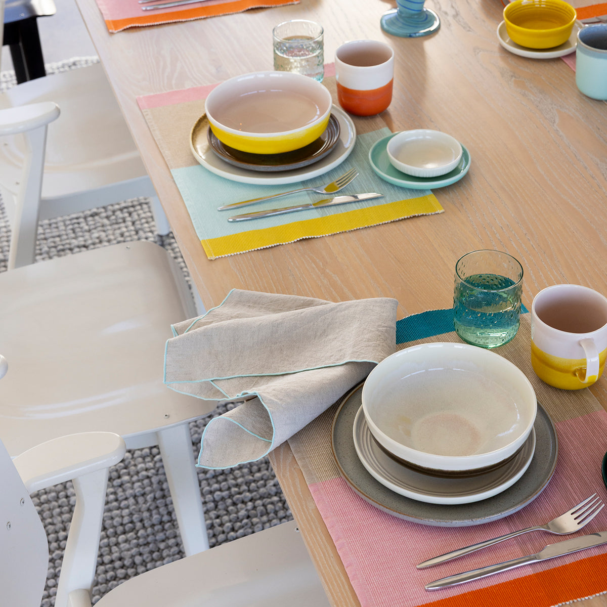 Pentik Tuntu Pink / Light Brown / Multi Placemat