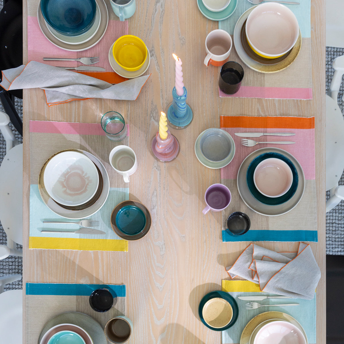 Pentik Tuntu Pink / Light Brown / Multi Placemat