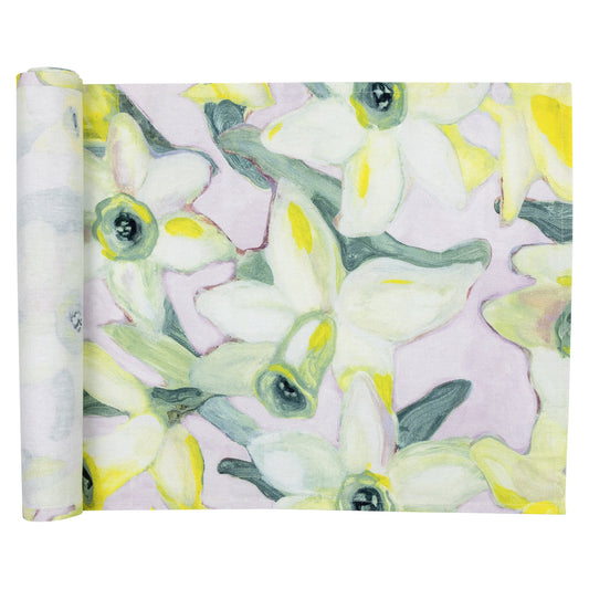 Pentik Narsissi Yellow / Green Table Runner